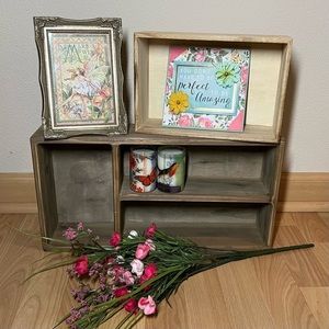 Wood and Floral Decor Bundle